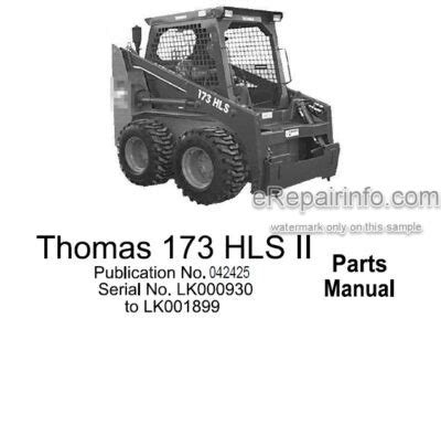 thomas 85 skid steer parts|thomas 173 skid steer parts.